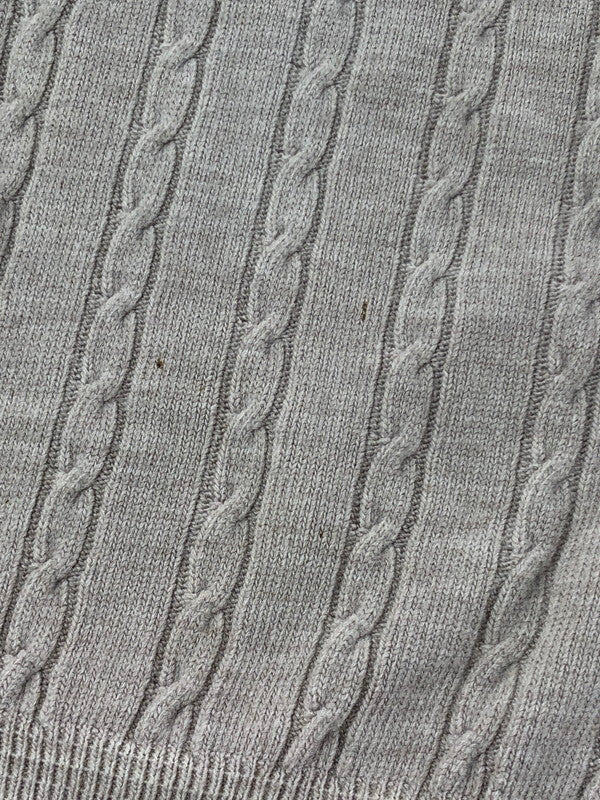 【中古品】【メンズ】 IZOD LACOSTE アイゾッド ラコステ 70～80's V NECK LS KNIT 70～80年代 Vネック ロングスリーブ ニット トップス ヴィンテージ 146-260913-rt-16-tagh サイズ：L カラー：グレー 万代Net店