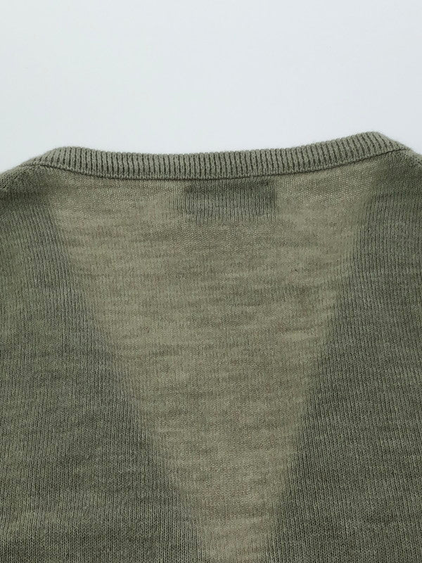 【中古品】【メンズ】 IZOD LACOSTE アイゾッド ラコステ 70～80's V NECK LS KNIT 70～80年代 Vネック ロングスリーブ ニット トップス ヴィンテージ 146-260913-rt-16-tagh サイズ：L カラー：グレー 万代Net店
