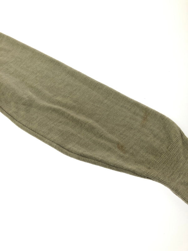 【中古品】【メンズ】 IZOD LACOSTE アイゾッド ラコステ 70～80's V NECK LS KNIT 70～80年代 Vネック ロングスリーブ ニット トップス ヴィンテージ 146-260913-rt-16-tagh サイズ：L カラー：グレー 万代Net店