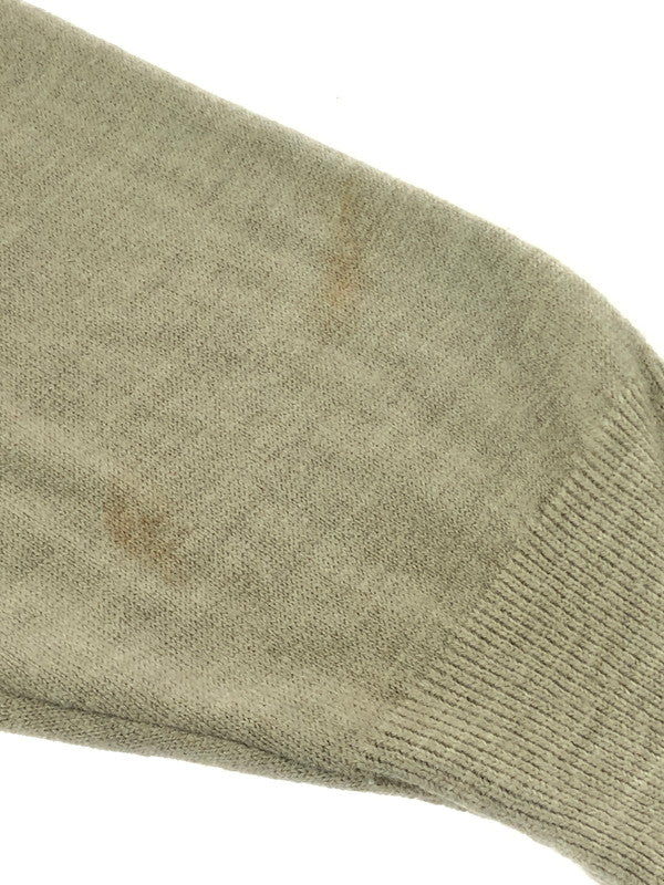 【中古品】【メンズ】 IZOD LACOSTE アイゾッド ラコステ 70～80's V NECK LS KNIT 70～80年代 Vネック ロングスリーブ ニット トップス ヴィンテージ 146-260913-rt-16-tagh サイズ：L カラー：グレー 万代Net店