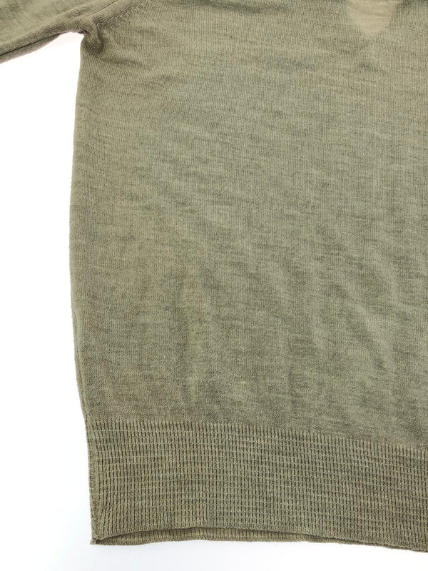 【中古品】【メンズ】 IZOD LACOSTE アイゾッド ラコステ 70～80's V NECK LS KNIT 70～80年代 Vネック ロングスリーブ ニット トップス ヴィンテージ 146-260913-rt-16-tagh サイズ：L カラー：グレー 万代Net店