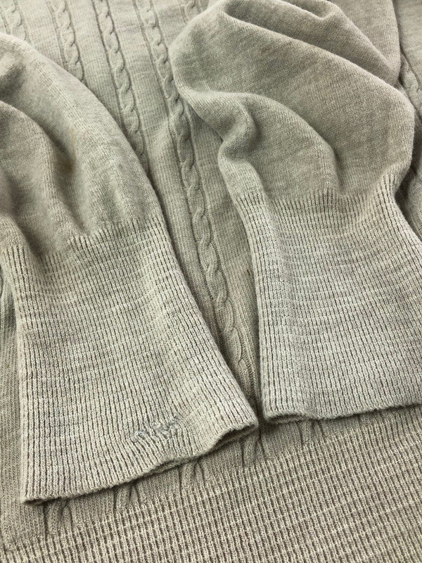 【中古品】【メンズ】 IZOD LACOSTE アイゾッド ラコステ 70～80's V NECK LS KNIT 70～80年代 Vネック ロングスリーブ ニット トップス ヴィンテージ 146-260913-rt-16-tagh サイズ：L カラー：グレー 万代Net店
