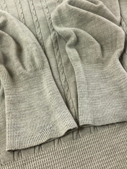 【中古品】【メンズ】 IZOD LACOSTE アイゾッド ラコステ 70～80's V NECK LS KNIT 70～80年代 Vネック ロングスリーブ ニット トップス ヴィンテージ 146-260913-rt-16-tagh サイズ：L カラー：グレー 万代Net店
