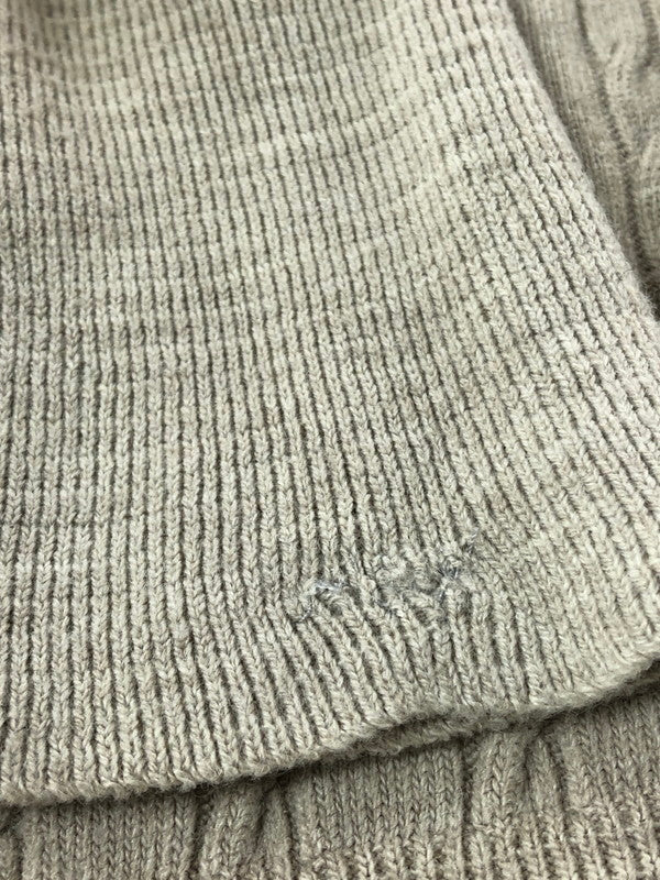 【中古品】【メンズ】 IZOD LACOSTE アイゾッド ラコステ 70～80's V NECK LS KNIT 70～80年代 Vネック ロングスリーブ ニット トップス ヴィンテージ 146-260913-rt-16-tagh サイズ：L カラー：グレー 万代Net店