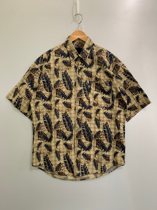 【中古品】【メンズ】 CAREER CLUB キャリアクラブ S S COTTON SHIRT コットン 半袖 シャツ トップス 146-250403-cn-4-min サイズ：M カラー：マルチカラー 万代Net店