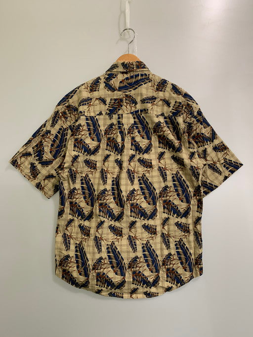 【中古品】【メンズ】 CAREER CLUB キャリアクラブ S S COTTON SHIRT コットン 半袖 シャツ トップス 146-250403-cn-4-min サイズ：M カラー：マルチカラー 万代Net店