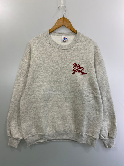 【中古品】【メンズ】 MR.STEAK ミスター・ステーキ 90S SWEATSHIRT スウェットシャツ トップス 146-250406-ks-14-min サイズ：XL 万代Net店