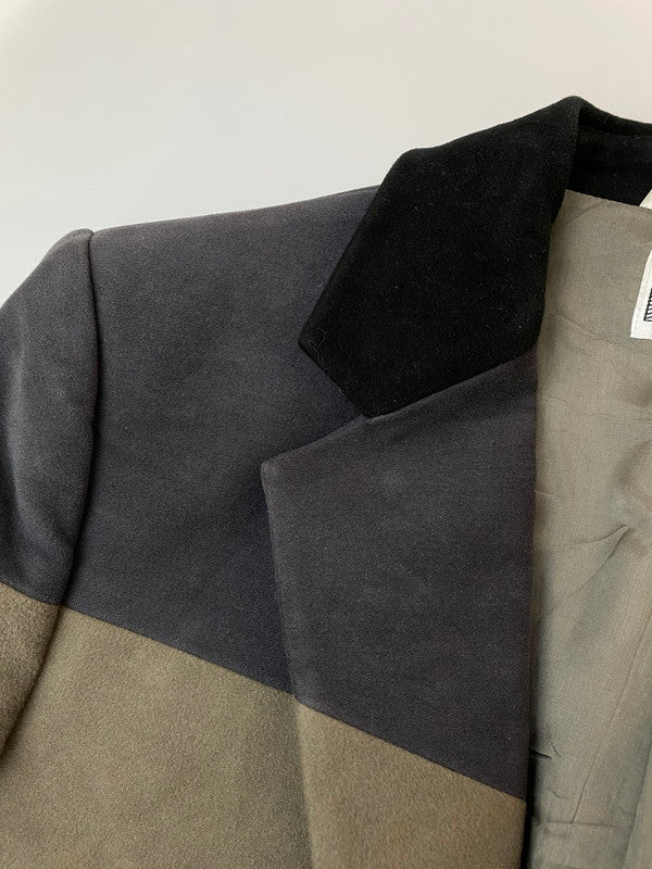 【中古品】【メンズ】 C.E CAVEMPT イーシー キャブエンプト BRISBANEMOSS 2BUTTON JACKET ブリスベンモス 2ボタン ジャケット アウター バイカラー 142-250403-cn-18-min サイズ：M カラー：ブラック系/オリーブグレー系 万代Net店