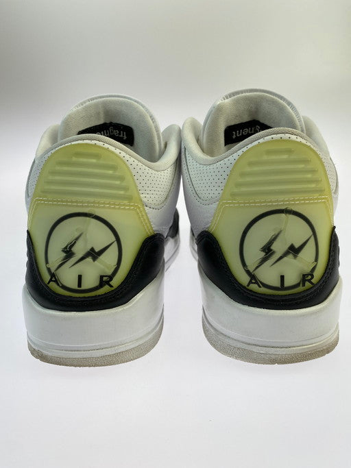 【中古品】【メンズ】 NIKE×FRAGMENT ナイキ × フラグメント DA3595-100 AIR JORDAN 3 RETRO SP エアジョーダン スリー レトロ スペシャル スニーカー シューズ 靴 160-250402-cn-6-min サイズ：27cm カラー：WHITE/WHITE BLACK 万代Net店