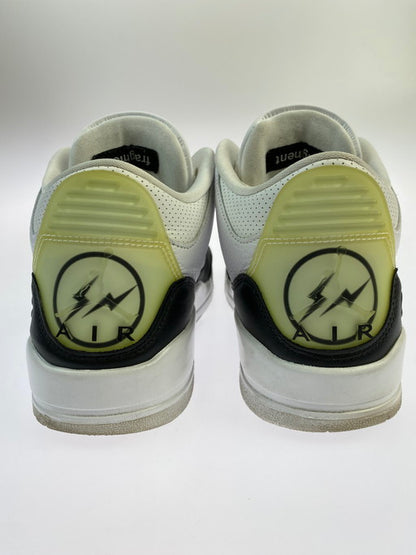 【中古品】【メンズ】 NIKE×FRAGMENT ナイキ × フラグメント DA3595-100 AIR JORDAN 3 RETRO SP エアジョーダン スリー レトロ スペシャル スニーカー シューズ 靴 160-250402-cn-6-min サイズ：27cm カラー：WHITE/WHITE BLACK 万代Net店