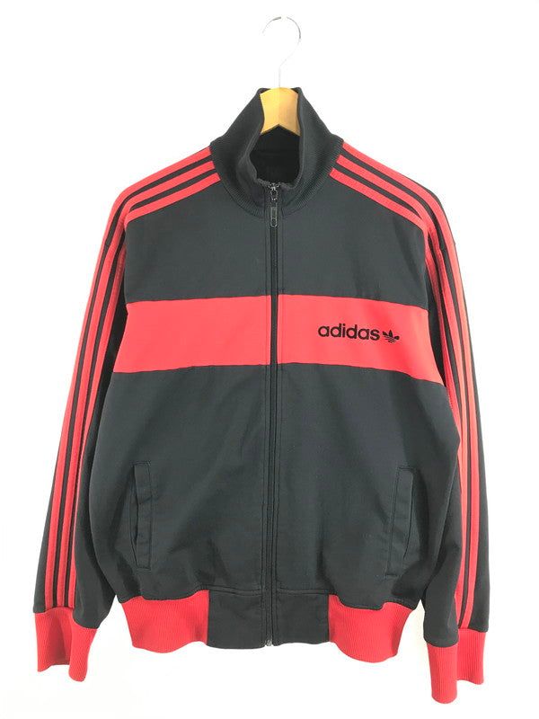 【中古品】【メンズ】 adidas アディダス 90'S TRACK JACKET 90年代 トラックジャケット ライトアウター 146-251027-na-08-tag サイズ：M カラー：ブラック/レッド 万代Net店