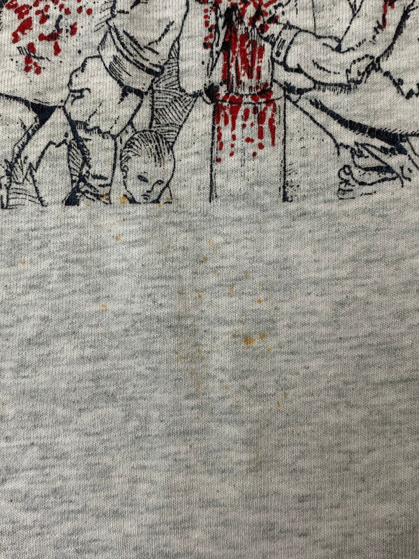 【中古品】【メンズ】 EXPLODING ZOMBIES エクスプロディング ゾンビーズ 90S BAND TEE 半袖 Tシャツ バンドT トップス 146-250403-cn-19-min サイズ：XXL カラー：ライトグレー系 万代Net店