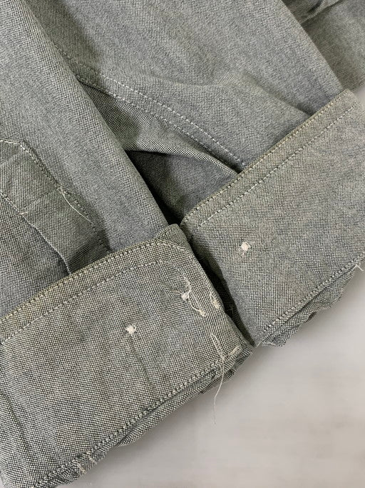 【中古品】【メンズ】 EDDIE BAUER エディー バウアー 90S COTTON SHIRT コットン 長袖 シャツ トップス 146-250403-cn-6-min サイズ：M カラー：グレー系 万代Net店