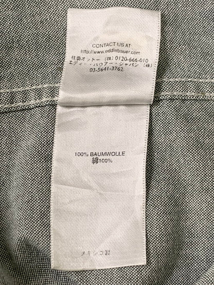【中古品】【メンズ】 EDDIE BAUER エディー バウアー 90S COTTON SHIRT コットン 長袖 シャツ トップス 146-250403-cn-6-min サイズ：M カラー：グレー系 万代Net店