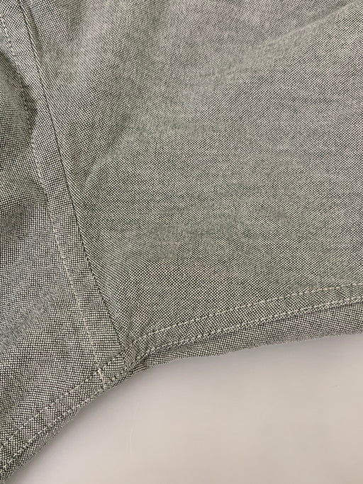 【中古品】【メンズ】 EDDIE BAUER エディー バウアー 90S COTTON SHIRT コットン 長袖 シャツ トップス 146-250403-cn-6-min サイズ：M カラー：グレー系 万代Net店