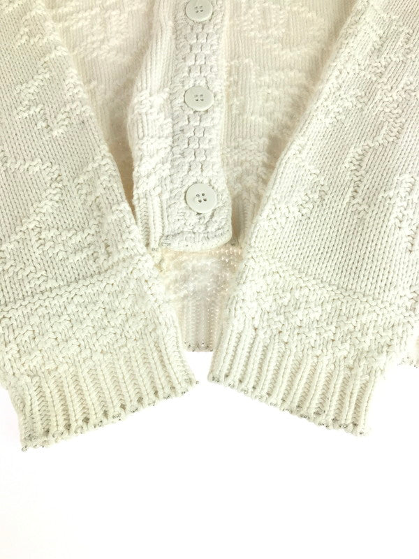 【中古品】【メンズ】 L.L.Bean エルエルビーン 90'S DESIGNED CARDIGAN 90年代 カーディガン 146-251027-na-05-tag サイズ：L カラー：ホワイト 万代Net店