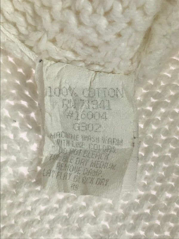 【中古品】【メンズ】 L.L.Bean エルエルビーン 90'S DESIGNED CARDIGAN 90年代 カーディガン 146-251027-na-05-tag サイズ：L カラー：ホワイト 万代Net店