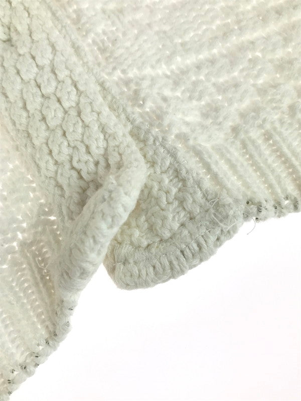 【中古品】【メンズ】 L.L.Bean エルエルビーン 90'S DESIGNED CARDIGAN 90年代 カーディガン 146-251027-na-05-tag サイズ：L カラー：ホワイト 万代Net店