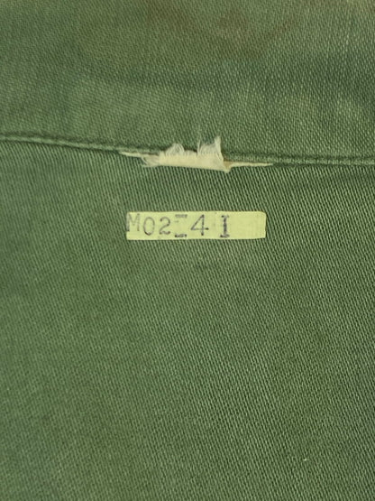 【現状渡し品】【メンズ】 U.S.ARMY ユーエスアーミー 60'S UTILITY SHIRT ユーティリティシャツ 146-250713-AS-7-min カラー：カーキ 万代Net店