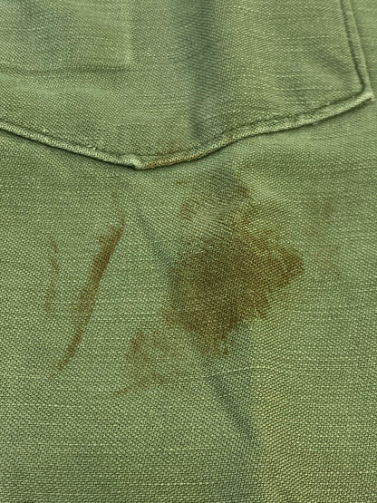 【現状渡し品】【メンズ】 U.S.ARMY ユーエスアーミー 60'S UTILITY SHIRT ユーティリティシャツ 146-250713-AS-7-min カラー：カーキ 万代Net店