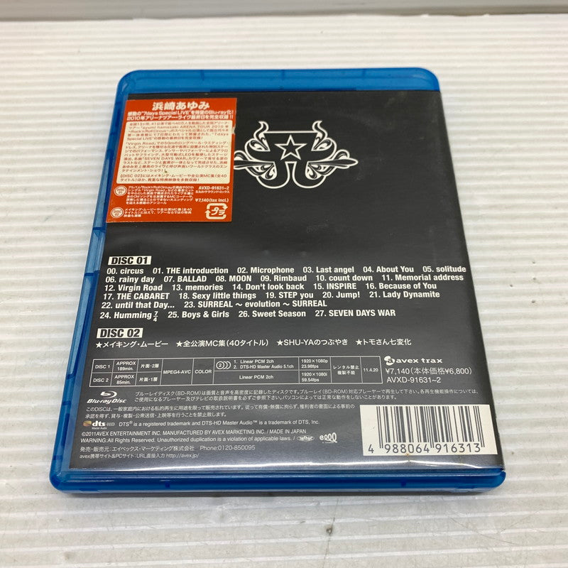 【中古品】 浜崎あゆみ ayumi hamasaki Rock'n Roll Circus Tour FINAL -7d Blu-ray 010-250912-em-09-min 万代Net店
