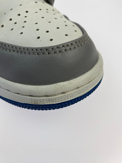 【中古品】【メンズ】 NIKE ナイキ DQ8426-014 AIR JORDAN 1 MID TRUE BLUE エアジョーダン ワン スニーカー シューズ 靴 160-250402-cn-5-min サイズ：27cm カラー：CEMENT GREY/WHITE TRUE BLUE 万代Net店