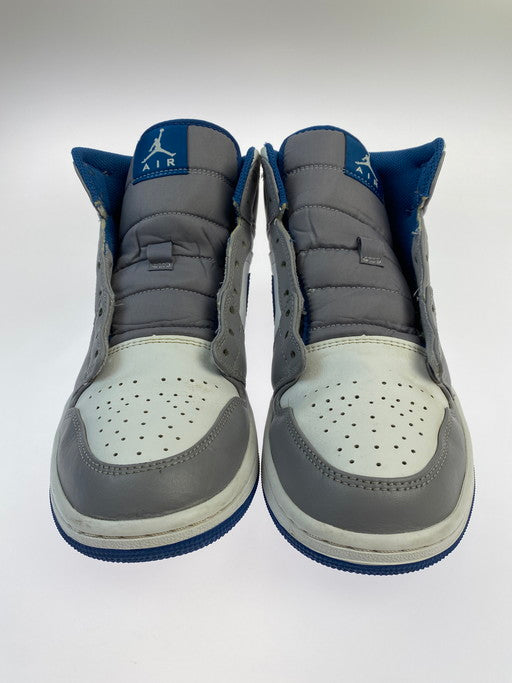【中古品】【メンズ】 NIKE ナイキ DQ8426-014 AIR JORDAN 1 MID TRUE BLUE エアジョーダン ワン スニーカー シューズ 靴 160-250402-cn-5-min サイズ：27cm カラー：CEMENT GREY/WHITE TRUE BLUE 万代Net店