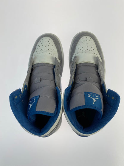 【中古品】【メンズ】 NIKE ナイキ DQ8426-014 AIR JORDAN 1 MID TRUE BLUE エアジョーダン ワン スニーカー シューズ 靴 160-250402-cn-5-min サイズ：27cm カラー：CEMENT GREY/WHITE TRUE BLUE 万代Net店