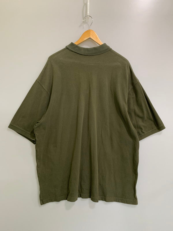 【中古品】【メンズ】 Eddie Bauer エディー・バウアー 90's POLO SHIRT 90年代 ポロシャツ トップス 146-260409-SH-15-min サイズ：XXL カラー：オリーブグリーン 万代Net店