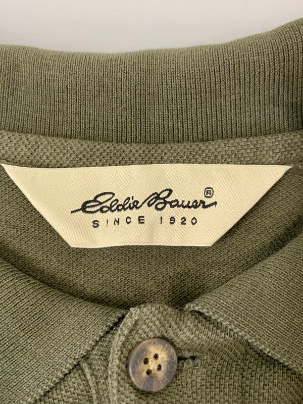 【中古品】【メンズ】 Eddie Bauer エディー・バウアー 90's POLO SHIRT 90年代 ポロシャツ トップス 146-260409-SH-15-min サイズ：XXL カラー：オリーブグリーン 万代Net店