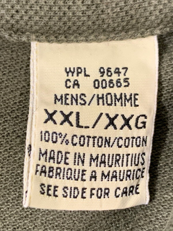 【中古品】【メンズ】 Eddie Bauer エディー・バウアー 90's POLO SHIRT 90年代 ポロシャツ トップス 146-260409-SH-15-min サイズ：XXL カラー：オリーブグリーン 万代Net店