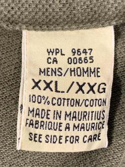 【中古品】【メンズ】 Eddie Bauer エディー・バウアー 90's POLO SHIRT 90年代 ポロシャツ トップス 146-260409-SH-15-min サイズ：XXL カラー：オリーブグリーン 万代Net店