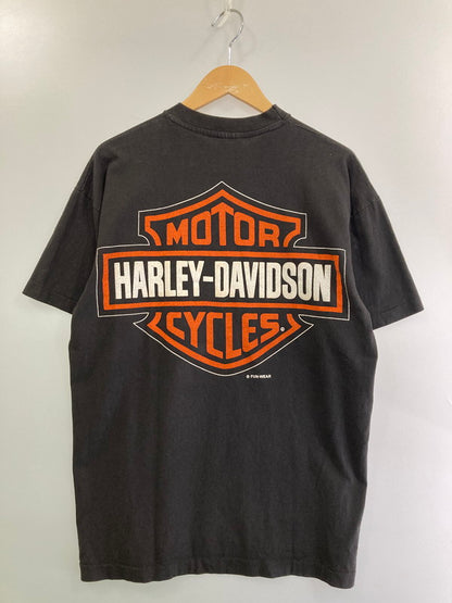 【中古品】【メンズ】 HARLEY DAVIDSON ハーレーダビッドソン 1992 ROAD HOG TEE ロードホッグ Tシャツ メンズ 146-250411-em-11-min サイズ：L カラー：ブラック 万代Net店