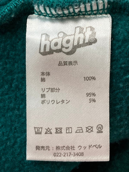 【中古品】【メンズ】 HAIGHT ヘイト HALF ZIP SWEAT ハーフ ジップ スウェット メンズ トップス 142-250411-em-03-min サイズ：M カラー：グリーン 万代Net店