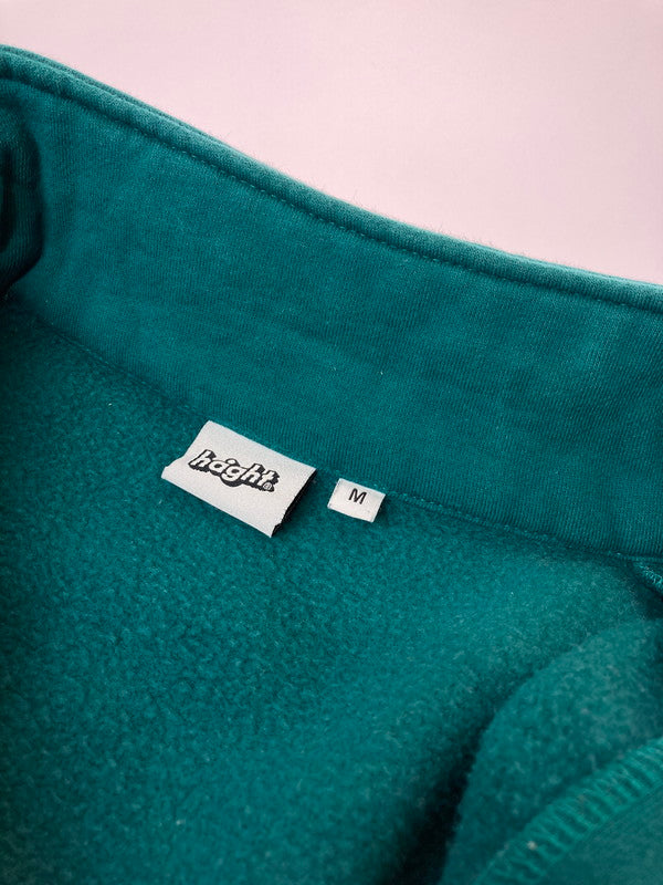【中古品】【メンズ】 HAIGHT ヘイト HALF ZIP SWEAT ハーフ ジップ スウェット メンズ トップス 142-250411-em-03-min サイズ：M カラー：グリーン 万代Net店
