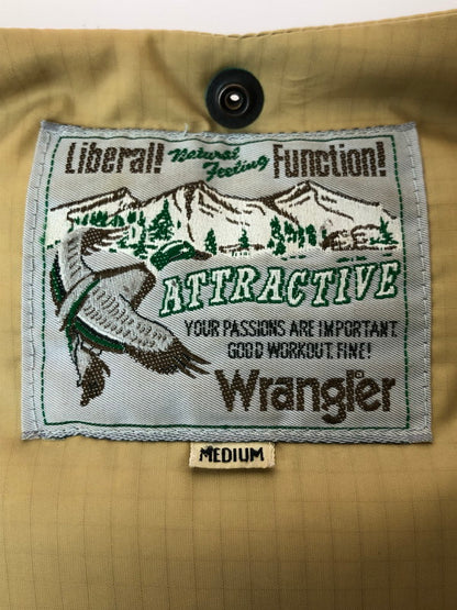 【中古品】【メンズ】 Wrangler ラングラー 90's 65・35CROSS DOWN LINER 90年代 ダウンライナー アウター 146-260417-yn-05-min サイズ：MEDIUM カラー：ベージュ系 万代Net店