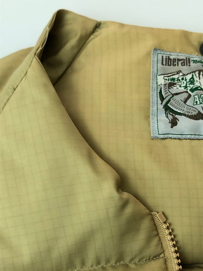 【中古品】【メンズ】 Wrangler ラングラー 90's 65・35CROSS DOWN LINER 90年代 ダウンライナー アウター 146-260417-yn-05-min サイズ：MEDIUM カラー：ベージュ系 万代Net店