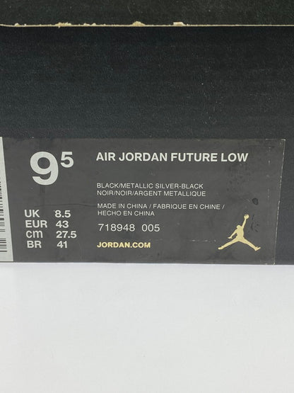 【中古品】【メンズ】 NIKE ナイキ 718948-005 AIR JORDAN FUTURE LOW "GAMMA" 靴 シューズ スニーカー 160-250803-AS-1-min サイズ：27.5cm カラー：BLACK/METALLIC SILVER-BLACK 万代Net店