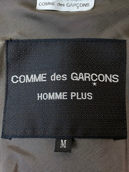 【現状渡し品】【メンズ】 COMME des GARCONS HOMME PLUS コムデギャルソンオムプリュス PT-C002 07AW COAT トレンチコート アウター 140-250405-ks-04-min サイズ：M カラー：ライトブラウン 万代Net店