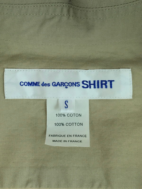 【中古品】【メンズ】 COMME des GARCONS SHIRT コムデギャルソンシャツ COTTON POPLIN PLAIN S28055 長袖シャツ 140-251230-na-04-tag サイズ：S カラー：ベージュ 万代Net店