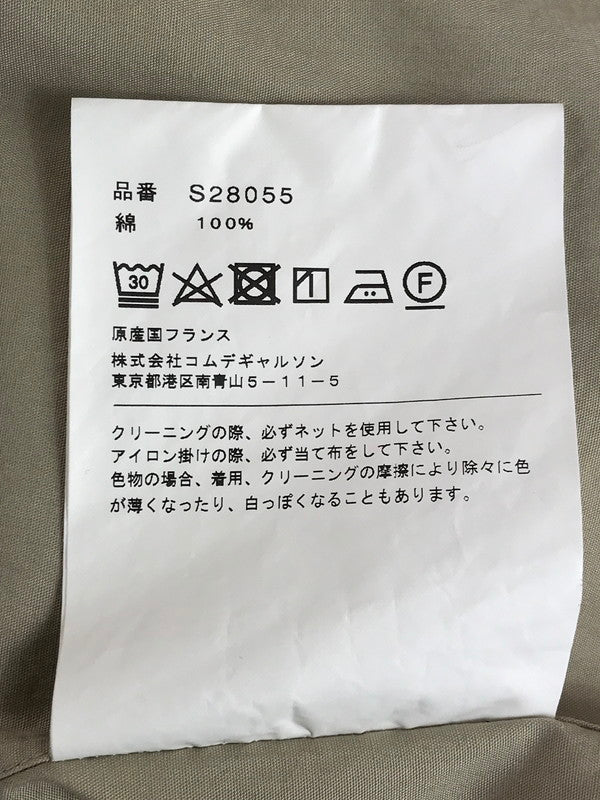 【中古品】【メンズ】 COMME des GARCONS SHIRT コムデギャルソンシャツ COTTON POPLIN PLAIN S28055 長袖シャツ 140-251230-na-04-tag サイズ：S カラー：ベージュ 万代Net店