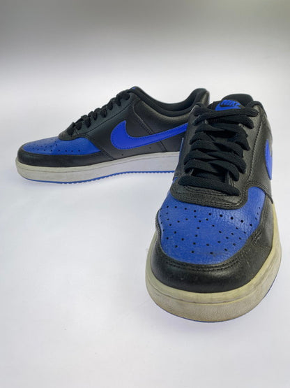 【中古品】【レディース】 NIKE ナイキ COURT VISION LO DM8681-001 コート ビジョン ロー スニーカー 靴 166-250416-jt-16-min サイズ：US 6.5 24.5cm カラー：ブラック/ブルー 万代Net店