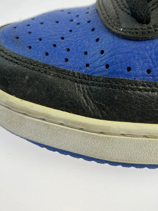 【中古品】【レディース】 NIKE ナイキ COURT VISION LO DM8681-001 コート ビジョン ロー スニーカー 靴 166-250416-jt-16-min サイズ：US 6.5 24.5cm カラー：ブラック/ブルー 万代Net店