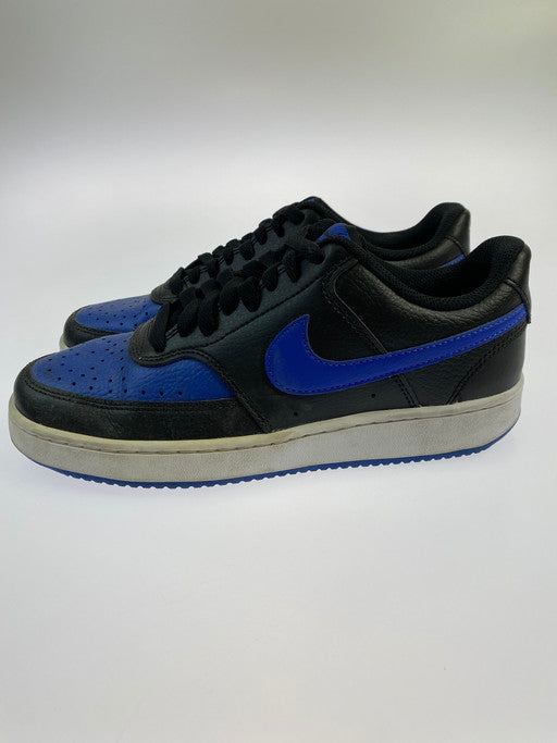 【中古品】【レディース】 NIKE ナイキ COURT VISION LO DM8681-001 コート ビジョン ロー スニーカー 靴 166-250416-jt-16-min サイズ：US 6.5 24.5cm カラー：ブラック/ブルー 万代Net店
