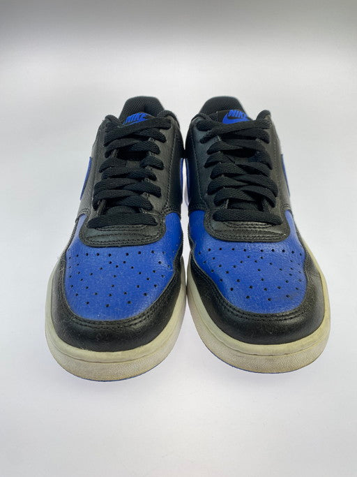 【中古品】【レディース】 NIKE ナイキ COURT VISION LO DM8681-001 コート ビジョン ロー スニーカー 靴 166-250416-jt-16-min サイズ：US 6.5 24.5cm カラー：ブラック/ブルー 万代Net店