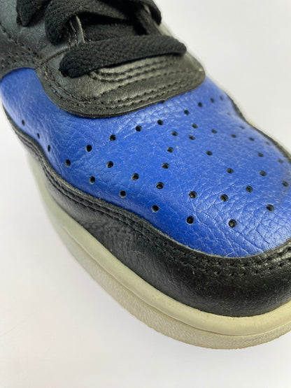 【中古品】【レディース】 NIKE ナイキ COURT VISION LO DM8681-001 コート ビジョン ロー スニーカー 靴 166-250416-jt-16-min サイズ：US 6.5 24.5cm カラー：ブラック/ブルー 万代Net店
