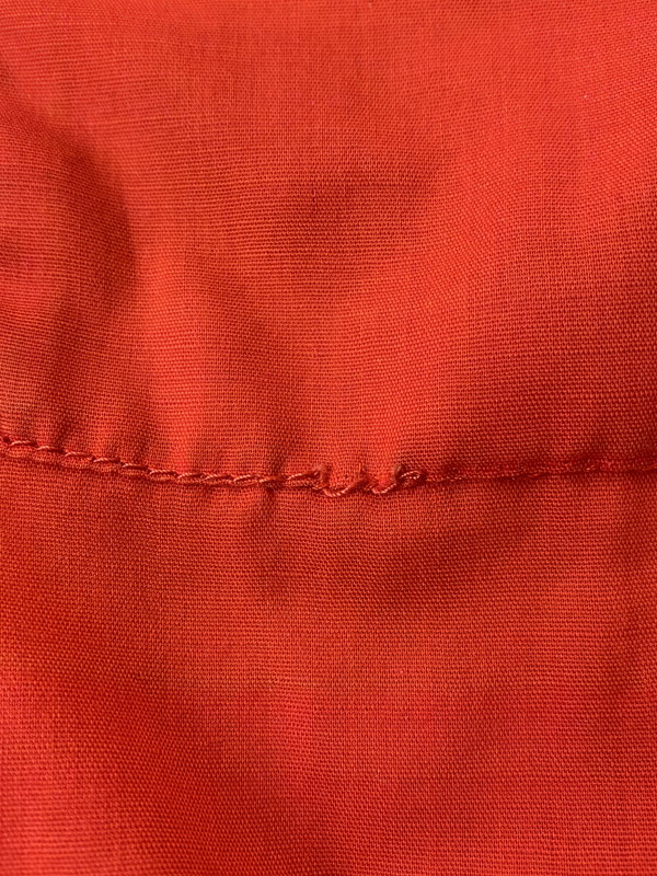 【現状渡し品】【メンズ】 HILTON ヒルトン PERMANENT PRESSタグ 70S USA製 SS BOWLING SHIRT ボウリングシャツ トップス 146-250405-ks-11-min サイズ：40 カラー：レッド系 万代Net店