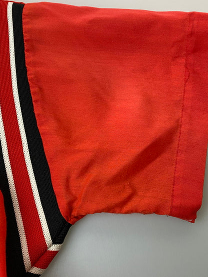 【現状渡し品】【メンズ】 HILTON ヒルトン PERMANENT PRESSタグ 70S USA製 SS BOWLING SHIRT ボウリングシャツ トップス 146-250405-ks-11-min サイズ：40 カラー：レッド系 万代Net店