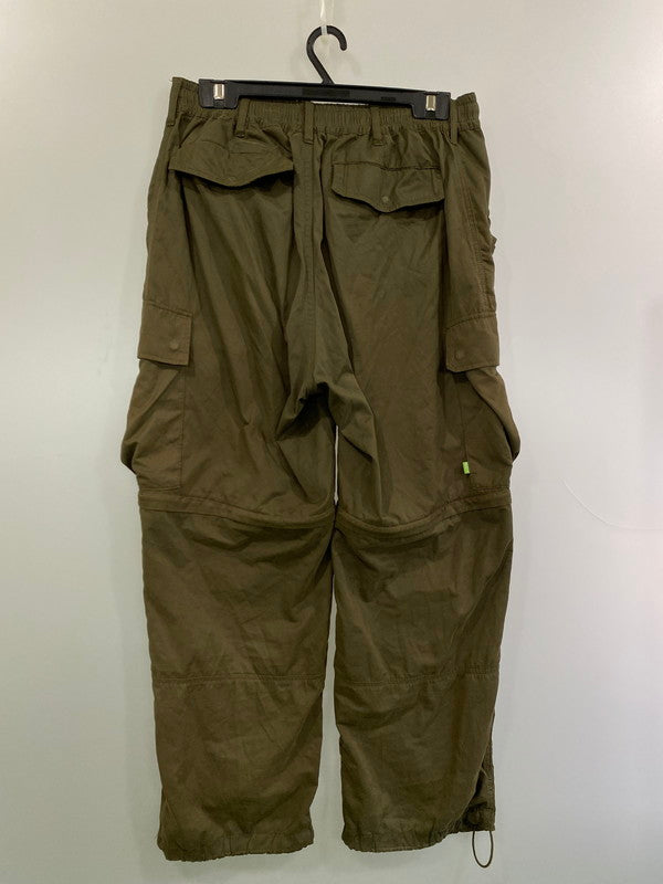 【現状渡し品】【メンズ】 HUF ハフ NYLON CARGO 3WAY PANTS ナイロンカーゴパンツ 153-250419-ks-21-min サイズ：L カラー：カーキ 万代Net店