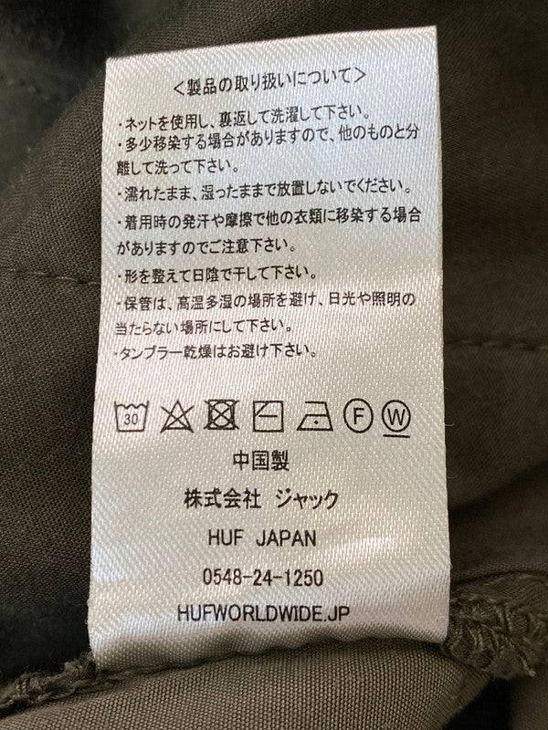 【現状渡し品】【メンズ】 HUF ハフ NYLON CARGO 3WAY PANTS ナイロンカーゴパンツ 153-250419-ks-21-min サイズ：L カラー：カーキ 万代Net店